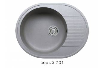Кухонная мойка Tolero R-122 Серый 701