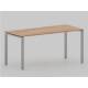 Стол с эффектом парения Лофт П-образные опоры серые ЛО.Кпп_6 600х1400 мм