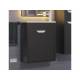 Тумба с раковиной Uperwood Modul матовая черная 50 см