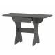 Стол обеденный раскладной с ящиком 6-02.120 Графит