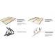 Спальня Марвэл Браш Вайт, Дуб Крафт