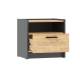 Тумба прикроватная Оттавия НМ 011.15 Антрацит