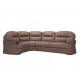 Угловой диван Квин 6 Ultra Chocolate левый