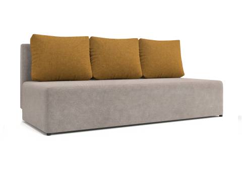 Диван прямой Алиса 2 savana plus ivory savana plus yellow