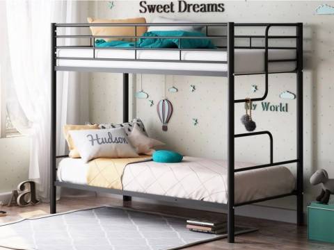 Двухъярусная кровать Севилья-4 черная