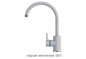 Смеситель для кухни Элара Tolero Серый металлик 001