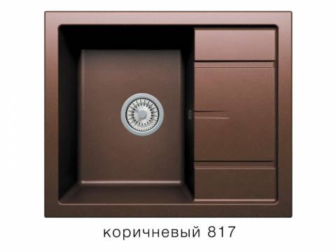 Кухонная мойка Tolero R-107 Коричневый 817