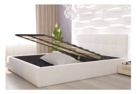 Кровать с ПМ 1400 мм Оскар 73/1 белая