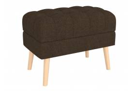 Банкетка Лейла 6-5125 ткань Темно Коричневая