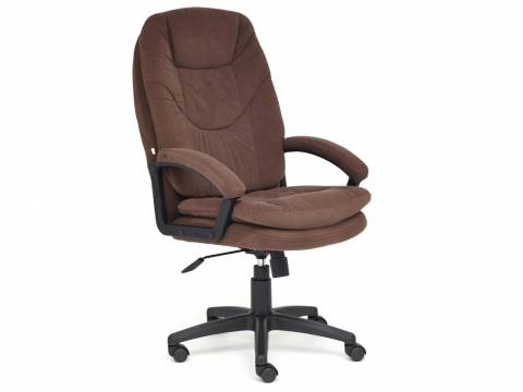 Кресло офисное Comfort lt флок коричневый