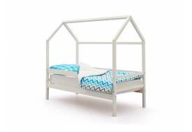Кровать-домик Svogen с бортиком белый