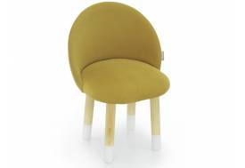 Детский мягкий стул Stumpa горчичный