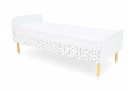 Кровать Stumpa Классика с рисунком Кубики