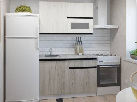 Кухонный гарнитур Паола лайт 1200 мм