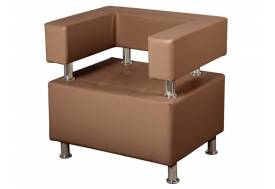 Кресло Райли Кожзам Коричневый