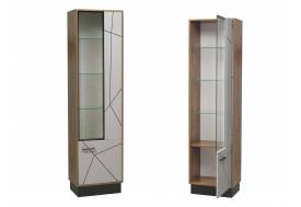 Шкаф-пенал 54.01-01 Гамма (правый) фасад грей