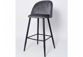 Стул барный ВС-1726 графит вельвет