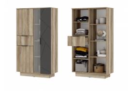 Шкаф со стеклом ШК 02 Даллас