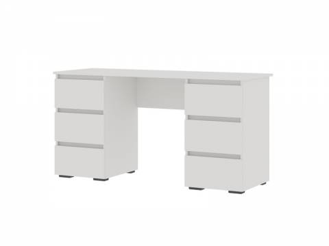 Письменный стол ПС 02 Хелен Белый шагрень