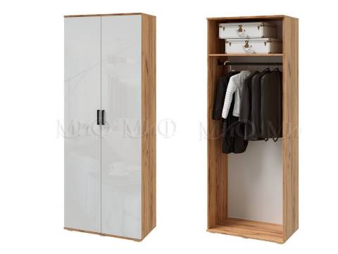 Шкаф 2-х створчатый Виста Белый глянец холодный