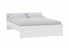 Кровать 1600 НМ 011.53 Симпл Белый Фасадный