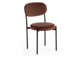 Стул Revo mod. 7033 коричневый barkhat 12/черный