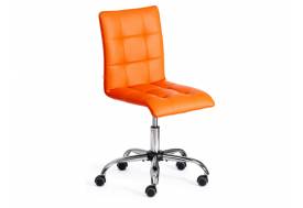Кресло офисное Zero кожзам оранжевый