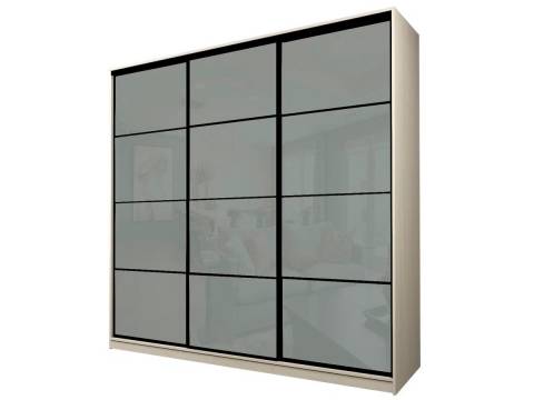 Шкаф-купе Max МШ-23-6-27/2-222 пленка Oracal светло-серая