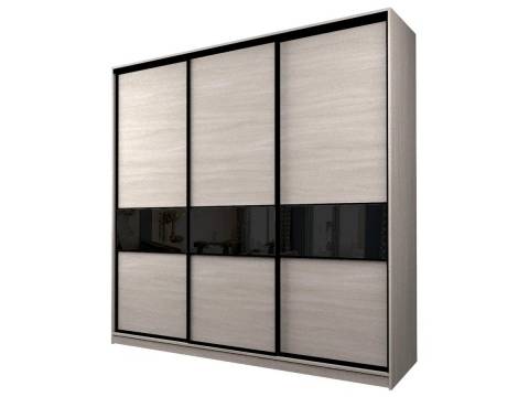 Шкаф-купе Max МШ-27-6-27-999 пленка Oracal черная