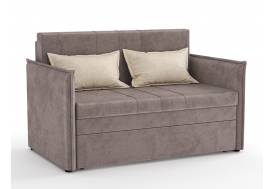 Диван Дэнди велюр тенерифе стоун/велюр тенерифе крем