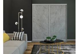 Шкаф-купе Юлия 2400 ЛДСП/ЛДСП Каспий светлый