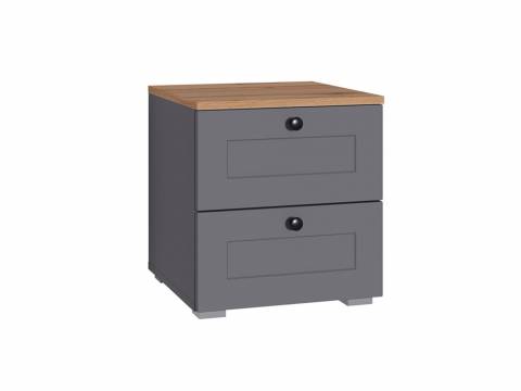 Тумба прикроватная 16.152 Остин Серый Графит