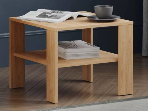 Стол журнальный Симпл НМ 013.82 Дуб Крафт Золотой