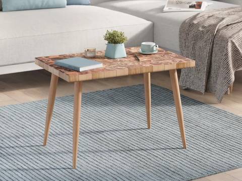 Стол журнальный Бинго Массив Смола