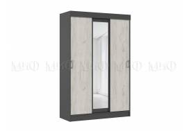 Шкаф Бася Миф Дуб крафт белый/Графит