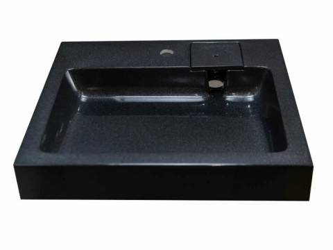 Раковина над стиральной машиной Star 60 MySpace Черный металлик