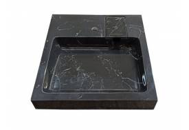 Раковина над стиральной машиной Star 55 MySpace Черный Мрамор