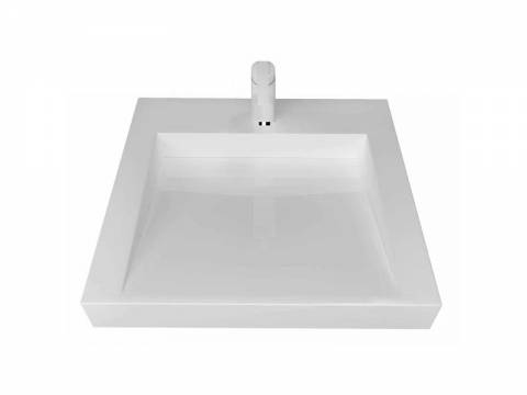 Раковина над стиральной машиной Breez 55 MySpace Белый Щелевой слив