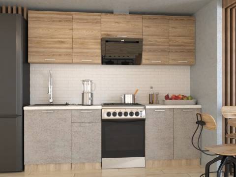 Кухонный гарнитур арт 14 Лофт 2400 мм