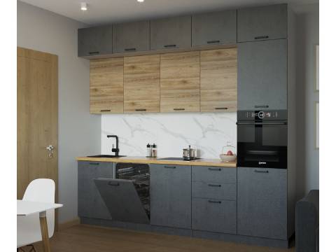 Кухонный гарнитур арт 32 Лофт 3000 мм