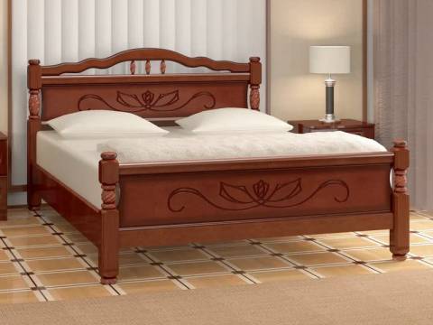 Кровать Карина-5 1600 Орех