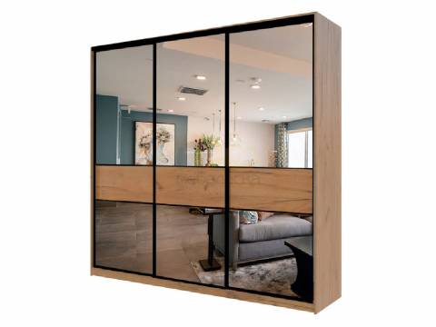 Шкаф-купе Max МШ-27-6-27/2-666