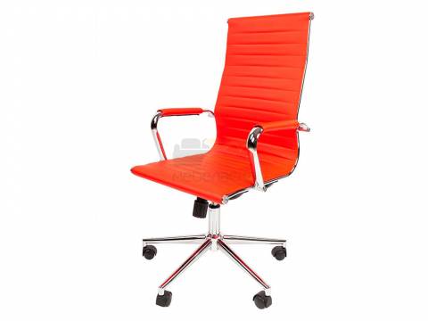 Офисное кресло Chairman 755 экопремиум красный