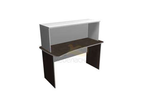 Стол эргономичный левый с надставкой 1-ярусной ПСЭ2.12Л-ПН1.12