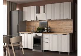 Кухня Вандт 2000 без стекла МДФ Арктик без столешницы