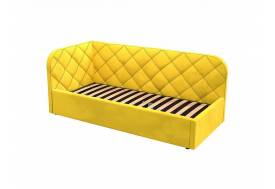 Кровать-софа Комфорт-1 Левая Ромб с ПМ велюр Магия 86