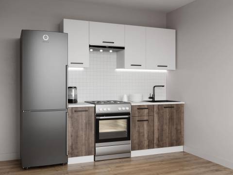 Кухонный гарнитур Старое Дерево 2000 МДФ