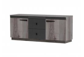 Тумба ТВ на цоколе Ольга 3 дуб делано