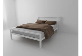 Кровать металлическая Комфорт 1200 белая