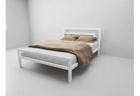 Кровать металлическая Куба 1600 белая